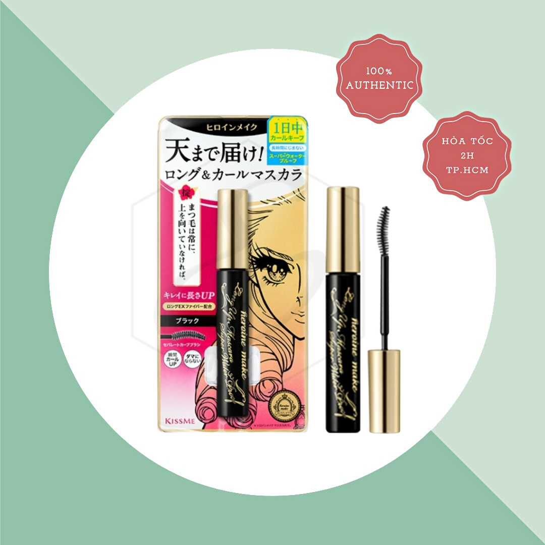 Chuốt Mi Kiss Me Heroine Make Long Up Mascara Super Waterproof